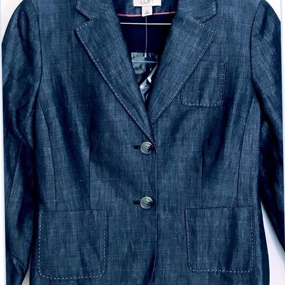 LOFT Pantsuit 2-Piece Jacket & Pants 4P - Picture 2 of 8